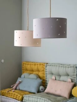 Abat-jour à Suspendre Motifs Perforés Rose Poudré - Vertbaudet 10 Abat-jour à Suspendre Motifs Perforés Rose Poudré - Vertbaudet -Périphériques Pour Enfants abat jour a suspendre motifs perfores 2