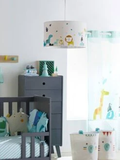 Abat-jour Pour Suspension JUNGLE PARTY Multicolore - Vertbaudet -Périphériques Pour Enfants abat jour pour suspension jungle party 2