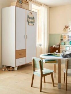 Armoire 2 Portes + 2 Tiroirs LIGNE HOPLA Blanc - Vertbaudet 11 Armoire 2 Portes + 2 Tiroirs LIGNE HOPLA Blanc - Vertbaudet -Périphériques Pour Enfants armoire 2 portes 2 tiroirs ligne hopla 3