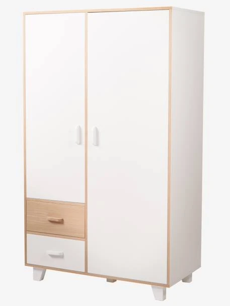 Armoire 2 Portes + 2 Tiroirs LIGNE HOPLA Blanc - Vertbaudet 3 Armoire 2 Portes + 2 Tiroirs LIGNE HOPLA Blanc - Vertbaudet