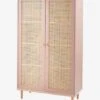 Armoire Cannage LIGNE POÉSIE Rose - Vertbaudet 1 Armoire Cannage LIGNE POÉSIE Rose - Vertbaudet -Périphériques Pour Enfants armoire cannage ligne poesie