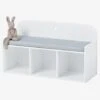 Banquette LIGNE SIRIUS Blanc/gris - Vertbaudet 2 Banquette LIGNE SIRIUS Blanc/gris - Vertbaudet -Périphériques Pour Enfants banquette ligne sirius