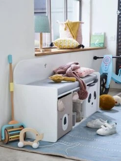 Banquette LIGNE SIRIUS Blanc/gris - Vertbaudet 7 Banquette LIGNE SIRIUS Blanc/gris - Vertbaudet -Périphériques Pour Enfants banquette ligne sirius 2