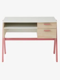 Bureau Enfant Coloriage Rose - Vertbaudet -Périphériques Pour Enfants bureau enfant coloriage 3