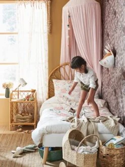 Cadre De Lit LIGNE CONFETTI Blanc/bois - Vertbaudet -Périphériques Pour Enfants cadre de lit ligne confetti 2