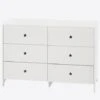 Commode 6 Tiroirs LIGNE SIRIUS Blanc Clair Uni - Vertbaudet -Périphériques Pour Enfants commode 6 tiroirs ligne sirius