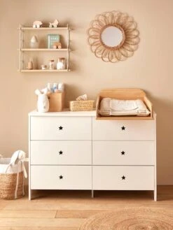 Commode 6 Tiroirs LIGNE SIRIUS Blanc Clair Uni - Vertbaudet 13 Commode 6 Tiroirs LIGNE SIRIUS Blanc Clair Uni - Vertbaudet -Périphériques Pour Enfants commode 6 tiroirs ligne sirius 5