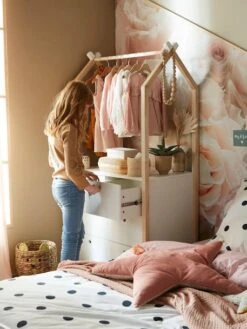 Commode Penderie Coconut Blanc - Vertbaudet -Périphériques Pour Enfants commode penderie coconut 2