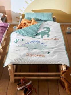 Couchage De Sieste Maternelle MINILI DINOS Personnalisable Vert - Vertbaudet -Périphériques Pour Enfants couchage de sieste maternelle minili dinos personnalisable 4