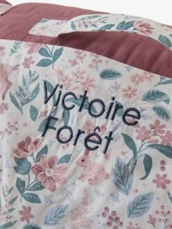 Couchage De Sieste Maternelle MINILI VICTORIA Personnalisable Prune - Vertbaudet -Périphériques Pour Enfants couchage de sieste maternelle minili victoria personnalisable 3