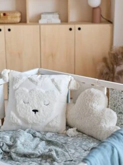 Coussin Nuage En Sherpa Ecru - Vertbaudet -Périphériques Pour Enfants coussin nuage en sherpa 3