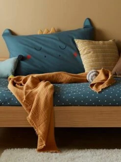 Couverture En Gaze De Coton Bio Caramel - Vertbaudet -Périphériques Pour Enfants couverture en gaze de coton bio 2