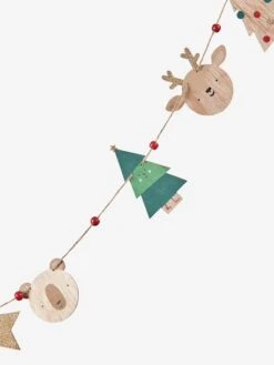 Guirlande De Noël En Bois Bois - Vertbaudet -Périphériques Pour Enfants guirlande de noel en bois 4