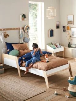 Lit Enfant évolutif 3 Tailles LIGNE RETRO Blanc Mate - Vertbaudet -Périphériques Pour Enfants lit enfant evolutif 3 tailles ligne retro 4