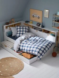 Lit Enfant Multi Rangements TRÉSOR Blanc - Vertbaudet -Périphériques Pour Enfants lit enfant multi rangements tresor 5