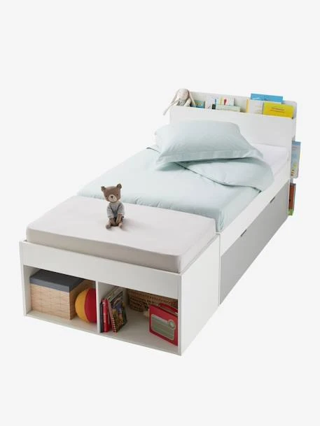 Lit évolutif LIGNE PASSE-PASSE Blanc - Vertbaudet 4 Lit évolutif LIGNE PASSE-PASSE Blanc - Vertbaudet – Image 2