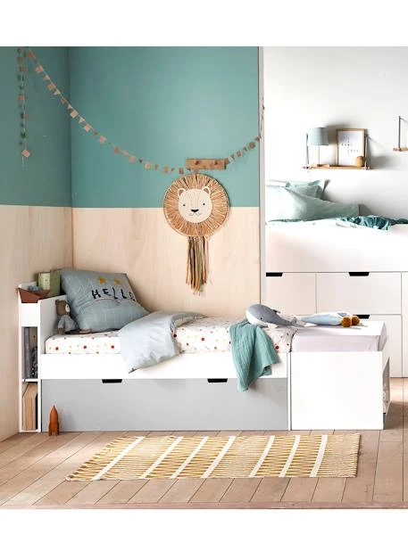 Lit évolutif LIGNE PASSE-PASSE Blanc - Vertbaudet 6 Lit évolutif LIGNE PASSE-PASSE Blanc - Vertbaudet – Image 4