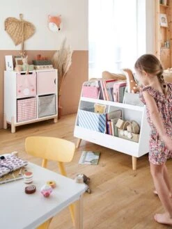 Lot De 2 Bacs De Rangement Magic Licorne Rose + Blanc - Vertbaudet -Périphériques Pour Enfants lot de 2 bacs de rangement magic licorne 4