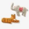 Lot De 2 Coussins Animaux EDEN INDIA Multicolore - Vertbaudet -Périphériques Pour Enfants lot de 2 coussins animaux eden india