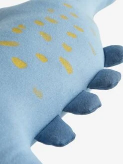 Lot De 2 Coussins PETIT DINO Bleu / Kaki - Vertbaudet -Périphériques Pour Enfants lot de 2 coussins petit dino 2