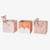 Lot De 3 Bacs De Rangement FLEURETTES Rose - Vertbaudet -Périphériques Pour Enfants lot de 3 bacs de rangement fleurettes