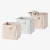 Lot De 3 Bacs De Rangement Lovely Rose Poudré Imprimé - Vertbaudet 2 Lot De 3 Bacs De Rangement Lovely Rose Poudré Imprimé - Vertbaudet -Périphériques Pour Enfants lot de 3 bacs de rangement lovely