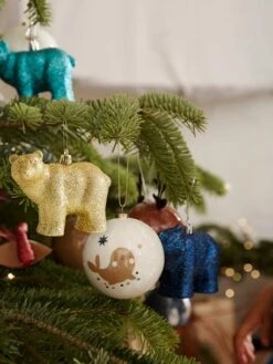Lot De 3 Décorations De Noël Ours Pailletés Vert - Vertbaudet -Périphériques Pour Enfants lot de 3 decorations de noel ours pailletes 4