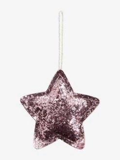 Lot De 4 Décorations De Noël Glitter Rose - Vertbaudet -Périphériques Pour Enfants lot de 4 decorations de noel glitter 4