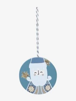 Lot De 6 Boules Plates De Noël Scandinave Bois - Vertbaudet -Périphériques Pour Enfants lot de 6 boules plates de noel scandinave 3