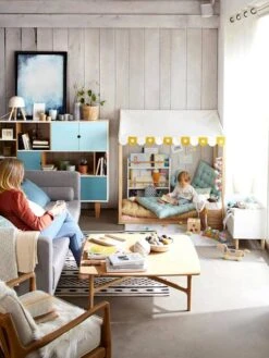 Matelas De Sol Bleu/vert - Vertbaudet -Périphériques Pour Enfants matelas de sol 8