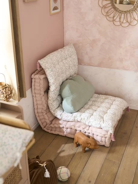 Matelas De Sol Avec Pompons FLEURETTES écru / Multicolore - Vertbaudet 6 Matelas De Sol Avec Pompons FLEURETTES écru / Multicolore - Vertbaudet – Image 4