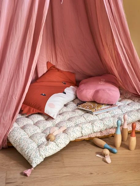 Matelas De Sol Avec Pompons FLEURETTES écru / Multicolore - Vertbaudet 8 Matelas De Sol Avec Pompons FLEURETTES écru / Multicolore - Vertbaudet – Image 6