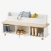 Meuble à Chaussures LIGNE PTILOU Blanc/bois - Vertbaudet 1 Meuble à Chaussures LIGNE PTILOU Blanc/bois - Vertbaudet -Périphériques Pour Enfants meuble a chaussures ligne ptilou