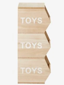 Meuble Vertical 3 Bacs Toys Bois - Vertbaudet -Périphériques Pour Enfants meuble vertical 3 bacs toys 2