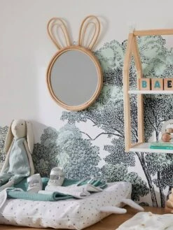 Miroir Rotin Lapin Rotin - Vertbaudet -Périphériques Pour Enfants miroir rotin lapin 2