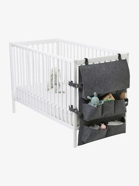 Organisateur à Suspendre Vertbaudet Pour Lit De Bébé Gris Chiné - Vertbaudet 4 Organisateur à Suspendre Vertbaudet Pour Lit De Bébé Gris Chiné - Vertbaudet – Image 2