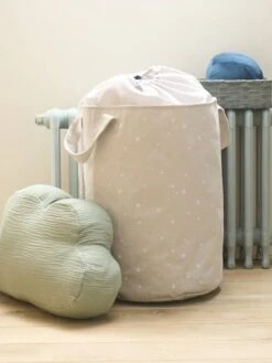 Panier à Linge Personnalisable Gris - Vertbaudet -Périphériques Pour Enfants panier a linge personnalisable 4