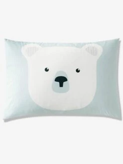 Parure Enfant Housse De Couette + Taie D'oreiller ALPIN Bleu - Vertbaudet -Périphériques Pour Enfants parure enfant housse de couette taie doreiller alpin 2