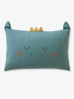 Parure Housse De Couette + Taie D'oreiller BIO* DRAGON Vert / écru - Vertbaudet 9 Parure Housse De Couette + Taie D'oreiller BIO* DRAGON Vert / écru - Vertbaudet -Périphériques Pour Enfants parure housse de couette taie doreiller bio dragon 2