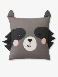 Parure Housse De Couette + Taie D'oreiller Enfant En Coton Bio* FOREST BAND écru / Multicolore - Vertbaudet -Périphériques Pour Enfants parure housse de couette taie doreiller enfant en coton bio forest band 2