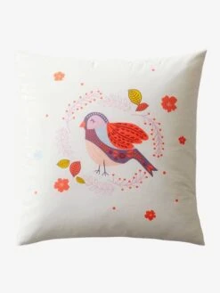 Parure Housse De Couette + Taie D'oreiller Enfant NORTH FOLK Oeko-Tex® Blanc Imprimé - Vertbaudet -Périphériques Pour Enfants parure housse de couette taie doreiller enfant north folk oeko tex 3