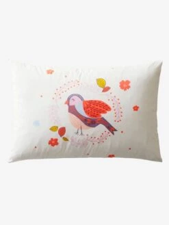 Parure Housse De Couette + Taie D'oreiller Enfant NORTH FOLK Oeko-Tex® Blanc Imprimé - Vertbaudet -Périphériques Pour Enfants parure housse de couette taie doreiller enfant north folk oeko tex 5