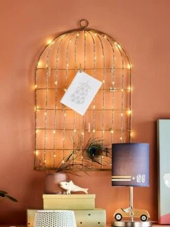 Pêle-mêle Lumineux Cage à Oiseaux Doré - Vertbaudet 9 Pêle-mêle Lumineux Cage à Oiseaux Doré - Vertbaudet -Périphériques Pour Enfants pele mele lumineux cage a oiseaux 2