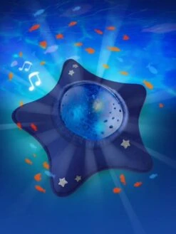 Peluche Veilleuse Projecteur Dynamique Calm Océan PABOBO Bleu - Pabobo -Périphériques Pour Enfants peluche veilleuse projecteur dynamique calm ocean pabobo 2