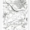 Planche De Stickers LILIPINSO - Dinosaures Et Végétaux Gris - Lilipinso