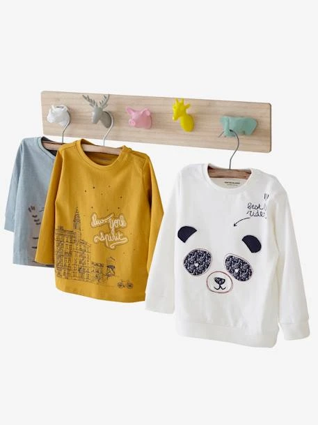 Porte-manteau Avec Patères Z'animo Bois/multicolore - Vertbaudet 4 Porte-manteau Avec Patères Z'animo Bois/multicolore - Vertbaudet – Image 2