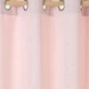 Rideau Occultant Etoiles D'argent Rose Imprimé étoiles - Vertbaudet -Périphériques Pour Enfants rideau occultant etoiles dargent