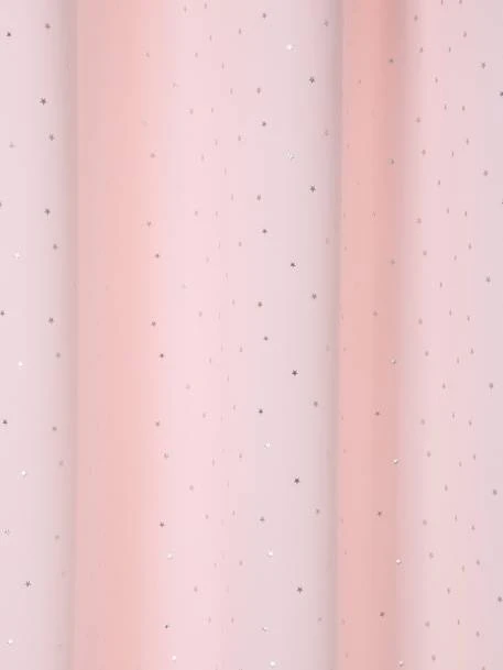 Rideau Occultant Etoiles D'argent Rose Imprimé étoiles - Vertbaudet 5 Rideau Occultant Etoiles D'argent Rose Imprimé étoiles - Vertbaudet – Image 3
