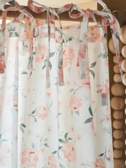 Rideau Voilage EAU DE ROSE écru / Rose - Vertbaudet -Périphériques Pour Enfants rideau voilage eau de rose 2