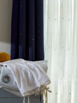 Rideau Voilage Etoiles Filantes Ivoire/or - Vertbaudet -Périphériques Pour Enfants rideau voilage etoiles filantes 2